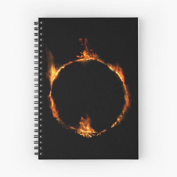 Item preview, Fiery Circle Flaming Ring Dark Fantasy designed and sold by Newfacedesi.