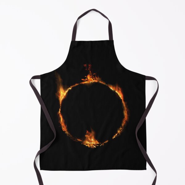 Item preview, Fiery Circle Flaming Ring Dark Fantasy designed and sold by Newfacedesi.