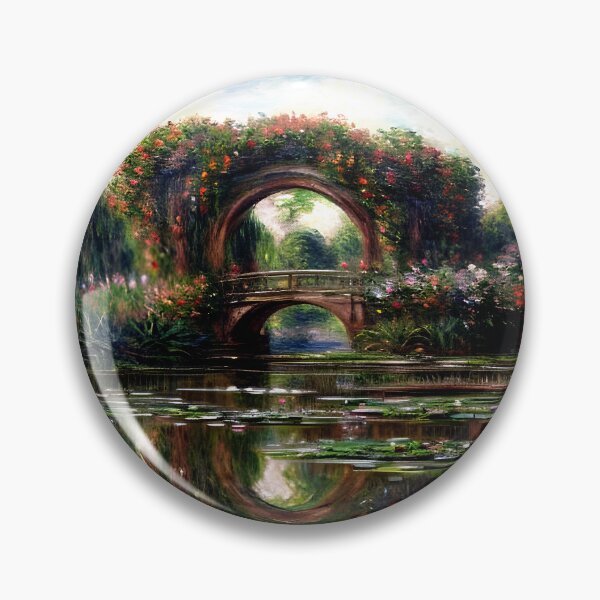Item preview, Rose-Flowered Arches, Giverny  designed and sold by artdesignsnow.