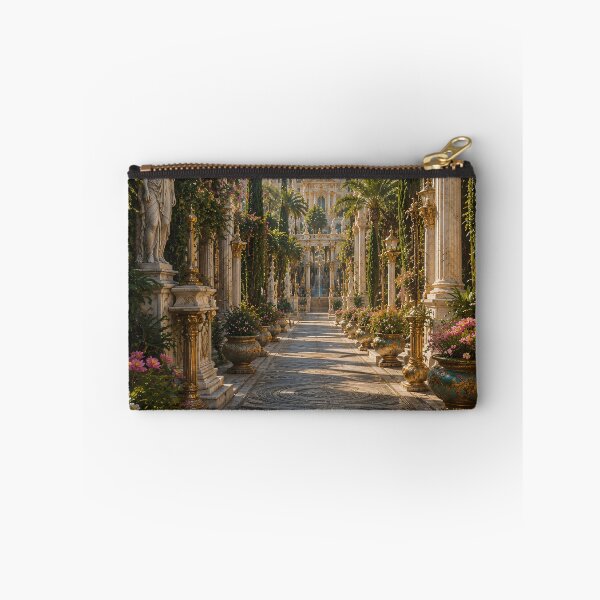 Item preview, Ancient Mythical City Alleys and Marble Columns Fantasy Art designed and sold by Vaelia.