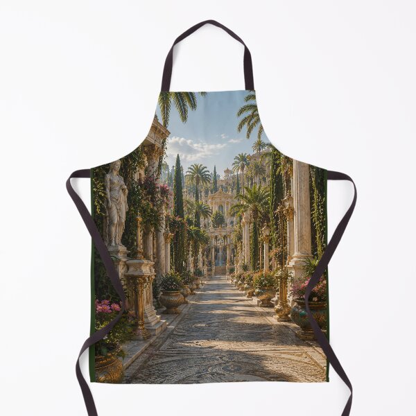 Item preview, Ancient Mythical City Alleys and Marble Columns Fantasy Art designed and sold by Vaelia.