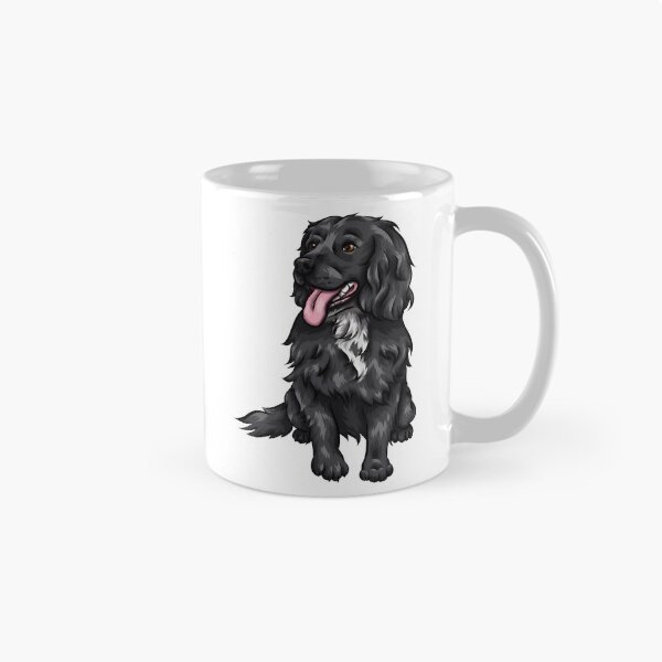Item preview, Happy Black Dog Illustration designed and sold by SoyLamderma.