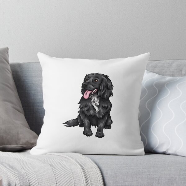 Item preview, Happy Black Dog Illustration designed and sold by SoyLamderma.
