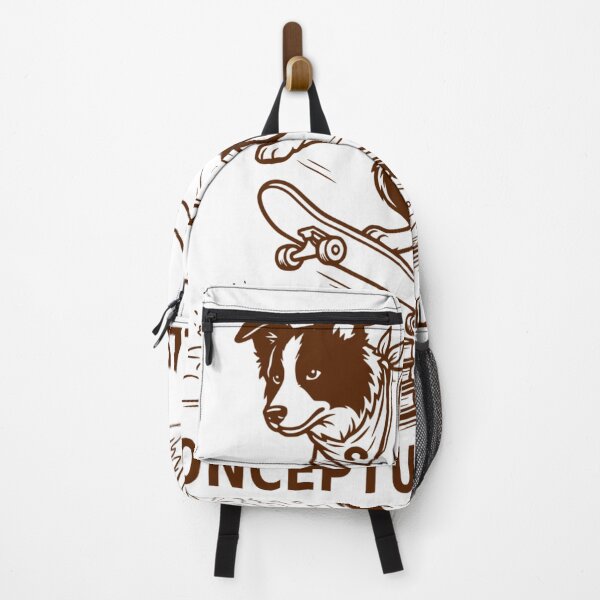 Item preview, Conceptual Ollie Skateboarding Border Collie Art History Philosophy designed and sold by The Bold Line Studio.