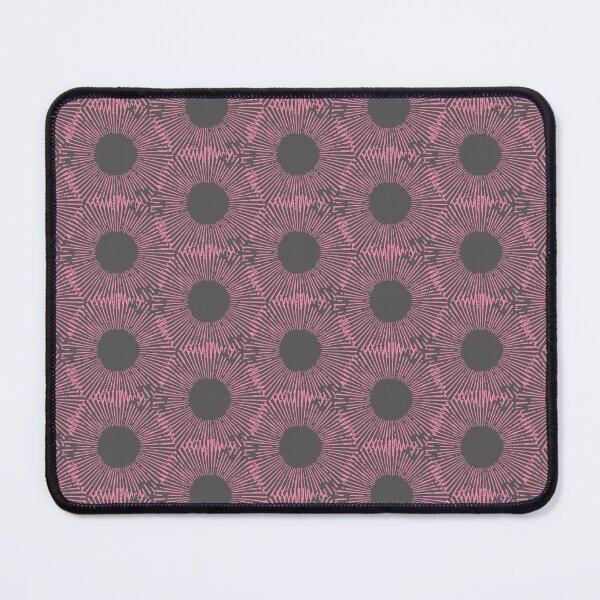 Item preview, Sunflower Mirage Print - Raspberry Pink and Mouse Grey designed and sold by Daniel Bevis Design.