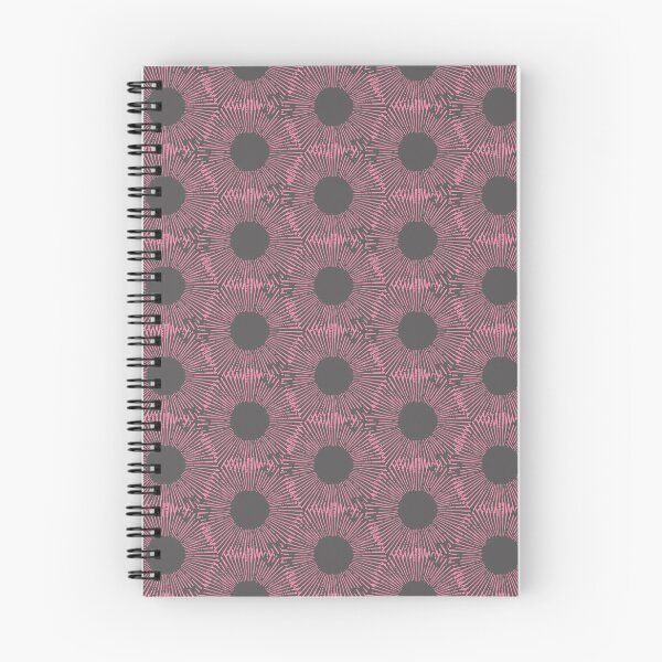 Item preview, Sunflower Mirage Print - Raspberry Pink and Mouse Grey designed and sold by Daniel Bevis Design.