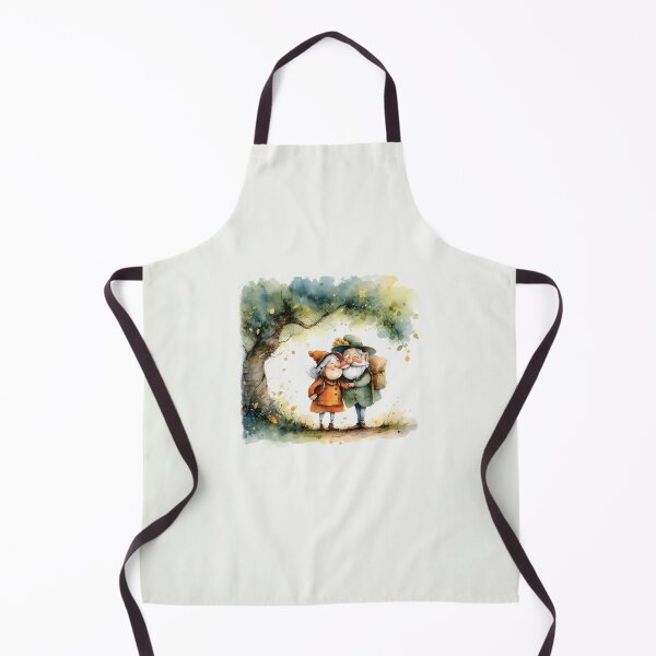 Item preview, Whimsical Watercolor Autumn Love Illustration - Hugging under the old tree designed and sold by Connys Colorful World.