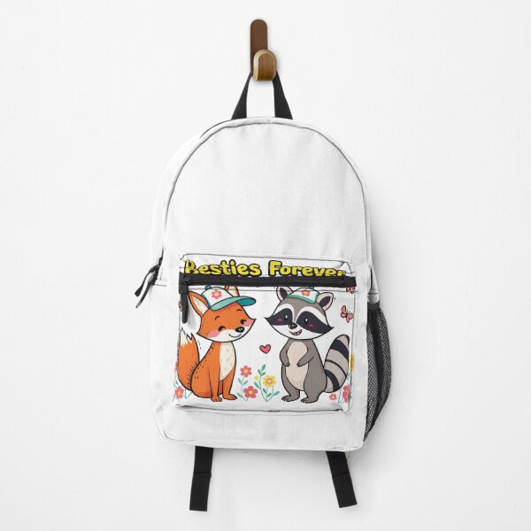 Item preview, Fox & Raccoon Friendship designed and sold by Mindful56.