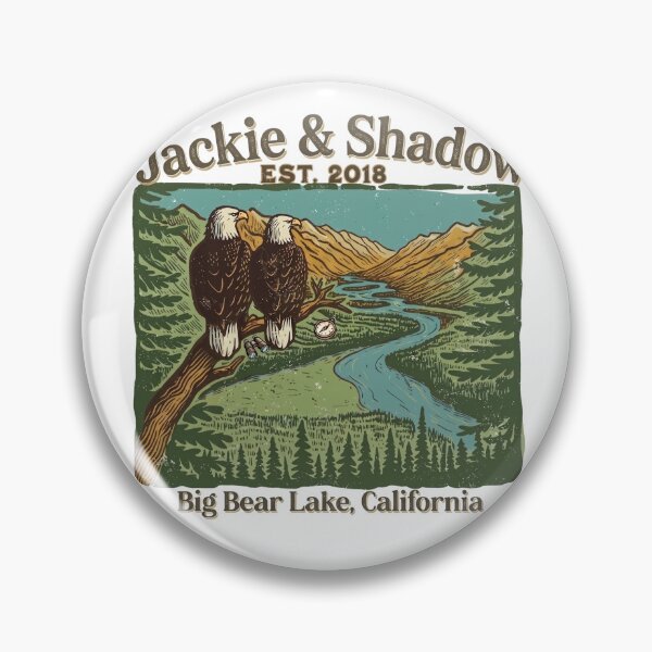 Item preview, Jackie & Shadow Bald Eagle Big Bear Lake Bird Tribute designed and sold by KandiCooks.