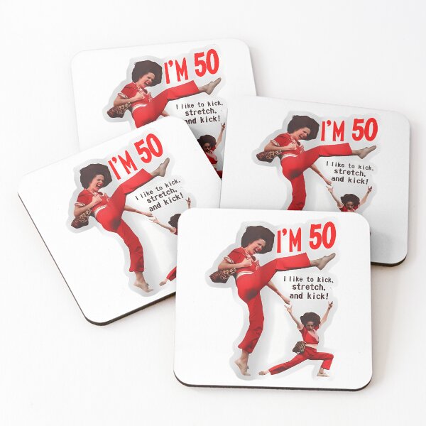 Item preview, Sally Omalley I'M 50 I Like To Kick Stretch And Kick designed and sold by amari-sdick.