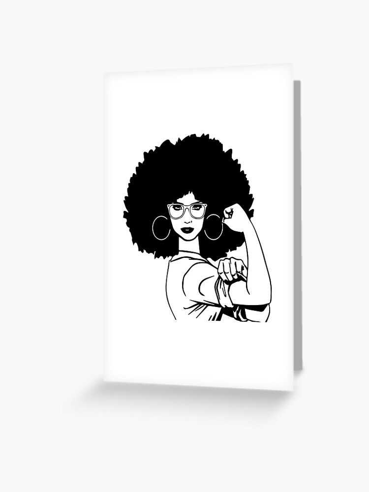 Queen,African American, Black Woman, Classy, Glamour, Nubian, Princess,  Diva Greeting Card for Sale by DesignsByAymara