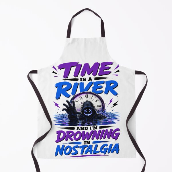 Item preview, Time Is A River And I'm Drowning In Nostalgia designed and sold by KLERIKSTORE.