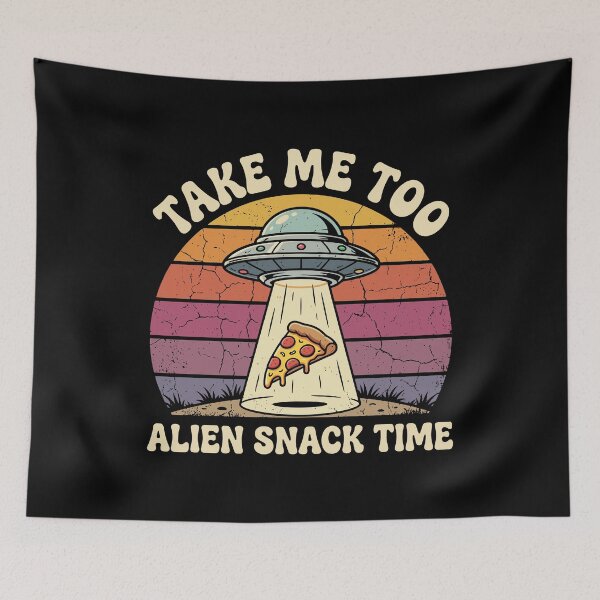 Item preview, Take Me Too Alien Snack Time designed and sold by PeachMelodyShop.