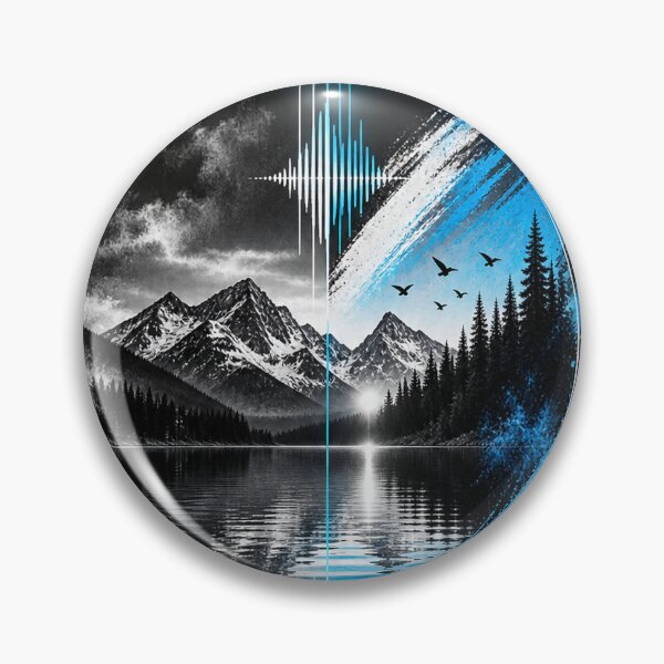 Item preview, A minimalist, futuristic landscape design in black designed and sold by TheSmilingBasti.