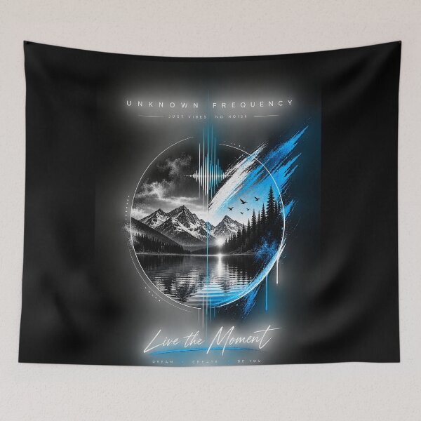 Item preview, A minimalist, futuristic landscape design in black designed and sold by TheSmilingBasti.