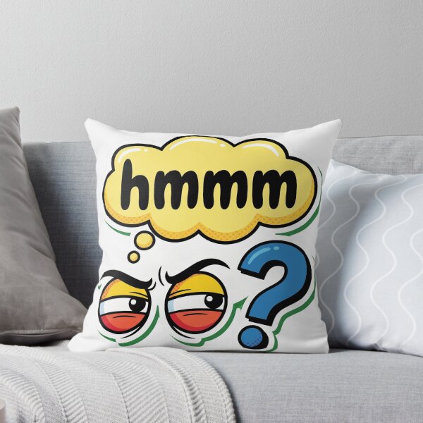 Item preview, Hmmm Meme Funny Cartoon Face Sunglasses Confused Reaction Meme Humor T-Shirt designed and sold by pawsome purrfect.