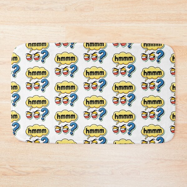 Item preview, Hmmm Meme Funny Cartoon Face Sunglasses Confused Reaction Meme Humor T-Shirt designed and sold by pawsome purrfect.