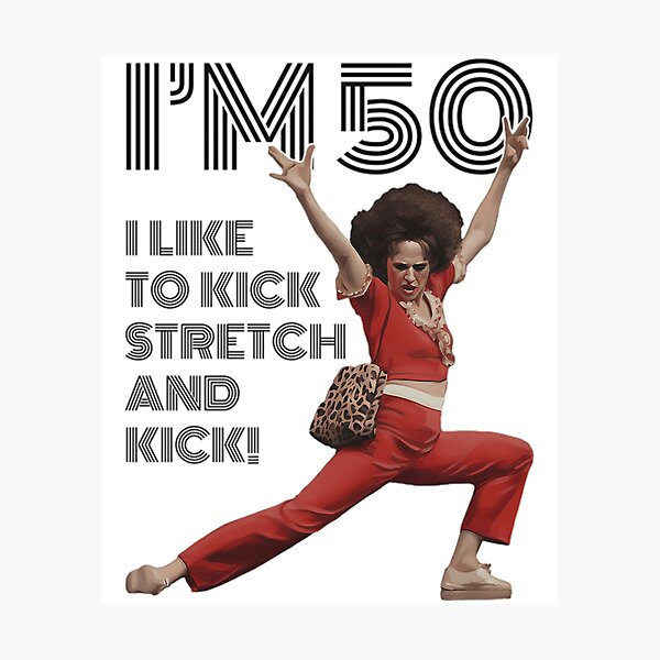 Item preview, Sally Omalley Kick Stretch Kids Humor Design designed and sold by crookmarx32.