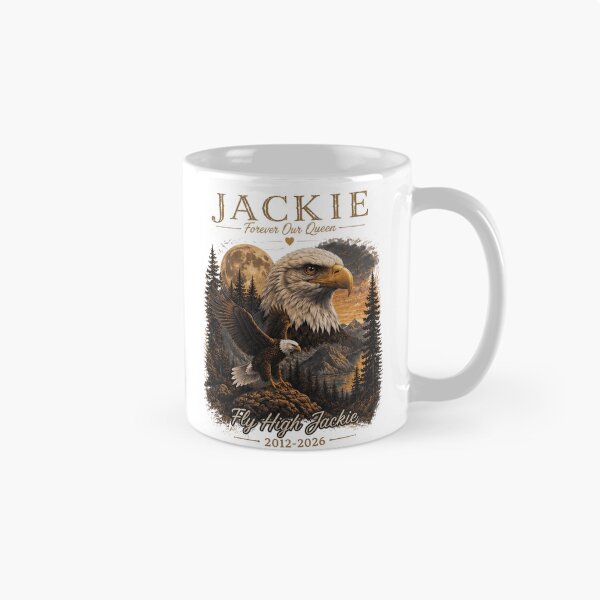 Item preview, Jackie Eagle RIP Big Bear Lake 2012-2026 designed and sold by KandiCooks.