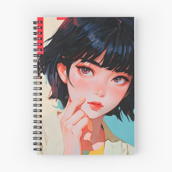 Item preview, Retro Anime Girl – Japanese Pop Art Portrait designed and sold by KiraChie.