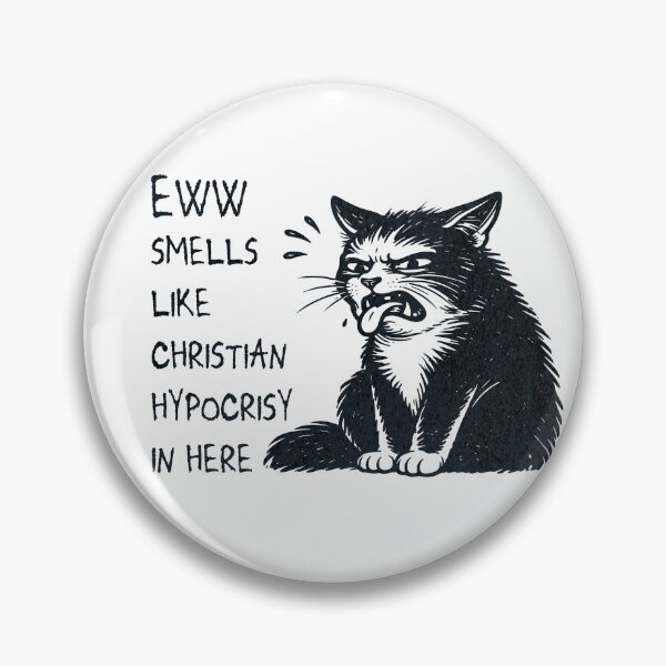 Item preview, Smells Like Christian Hypocrisy - No Religious Extremism designed and sold by Riot-And-Hope.