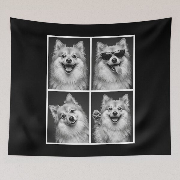 Item preview, Funny German Spitz Selfie Photo Photobooth Dog Lover designed and sold by dian-rody-crest.