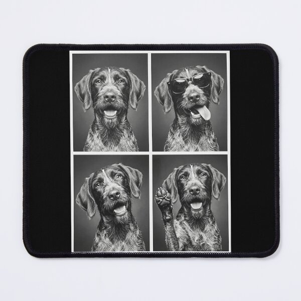 Item preview, Funny German Wirehaired Pointer Selfie Photo Photobooth Dog Lover designed and sold by dian-rody-crest.
