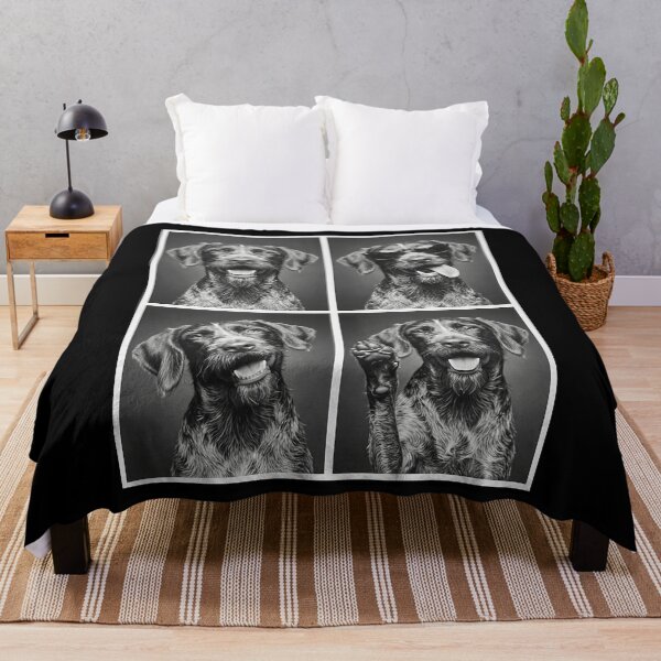 Item preview, Funny German Wirehaired Pointer Selfie Photo Photobooth Dog Lover designed and sold by dian-rody-crest.