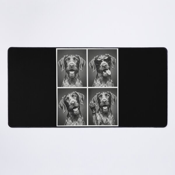 Item preview, Funny German Wirehaired Pointer Selfie Photo Photobooth Dog Lover designed and sold by dian-rody-crest.