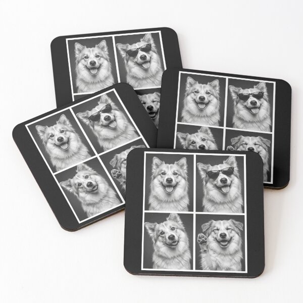 Item preview, Funny Icelandic Sheepdog Selfie Photo Photobooth Dog Lover designed and sold by dian-rody-crest.