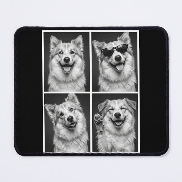 Item preview, Funny Icelandic Sheepdog Selfie Photo Photobooth Dog Lover designed and sold by dian-rody-crest.