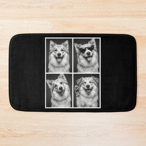 Item preview, Funny Icelandic Sheepdog Selfie Photo Photobooth Dog Lover designed and sold by dian-rody-crest.