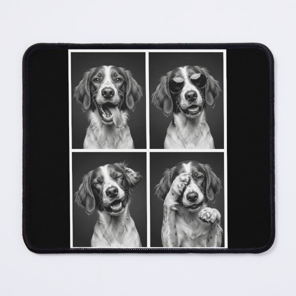 Item preview, Funny Irish Red And White Setter Selfie Photo Photobooth Dog Lover designed and sold by dian-rody-crest.