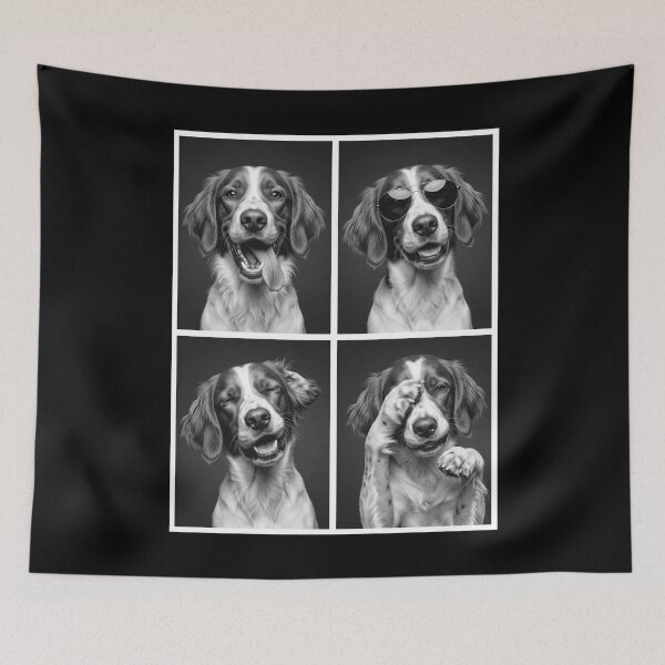 Item preview, Funny Irish Red And White Setter Selfie Photo Photobooth Dog Lover designed and sold by dian-rody-crest.