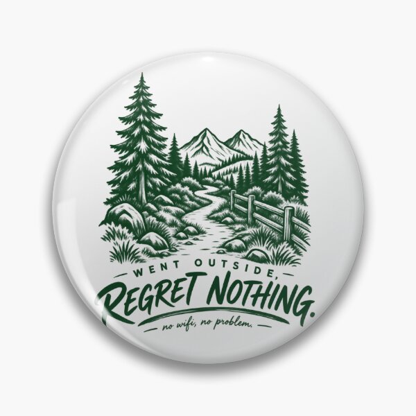 Item preview, Went Outside, Regret Nothing Tee, For The Reluctantly Outdoorsy designed and sold by PhylonBoxx.