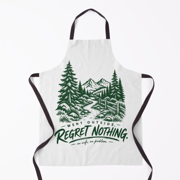 Item preview, Went Outside, Regret Nothing Tee, For The Reluctantly Outdoorsy designed and sold by PhylonBoxx.