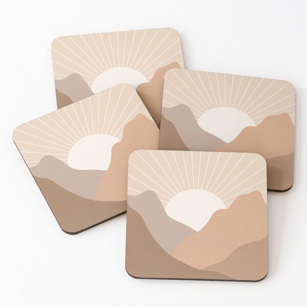 Item preview, Sunset Mountain Abstract designed and sold by NordenPosters.