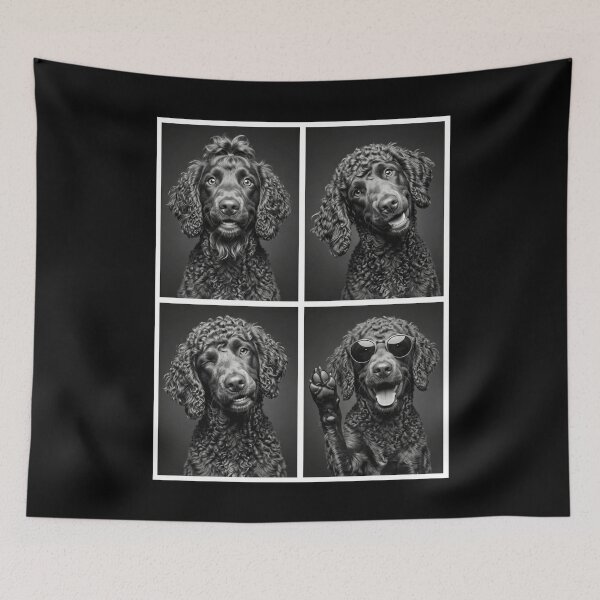 Item preview, Funny Irish Water Spaniel Selfie Photo Photobooth Dog Lover designed and sold by dian-rody-crest.