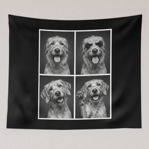 Item preview, Funny Irish Wolfhound Selfie Photo Photobooth Dog Lover designed and sold by dian-rody-crest.
