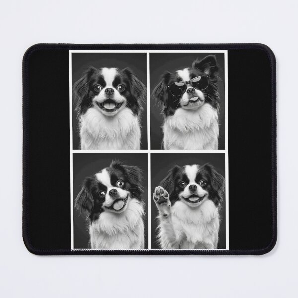 Item preview, Funny Japanese Chin Selfie Photo Photobooth Dog Lover designed and sold by dian-rody-crest.