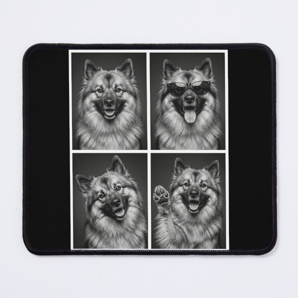 Item preview, Funny Keeshond Selfie Photo Photobooth Dog Lover designed and sold by dian-rody-crest.