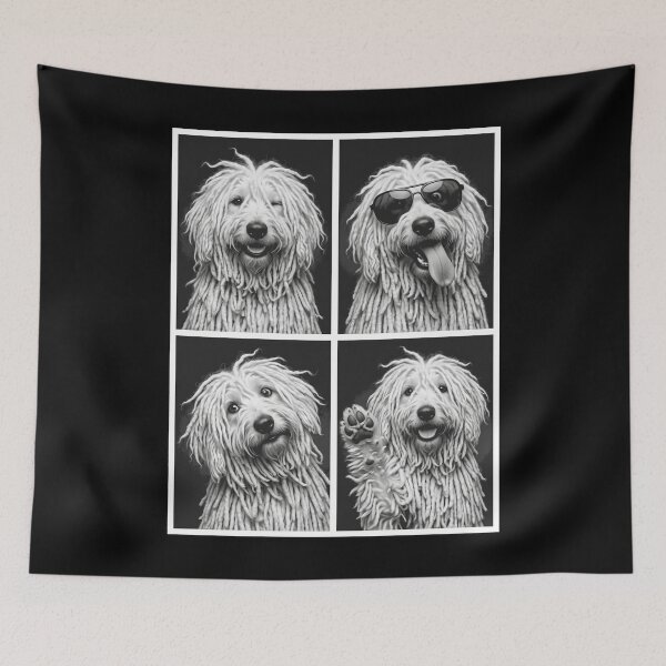 Item preview, Funny Komondor Selfie Photo Photobooth Dog Lover designed and sold by dian-rody-crest.