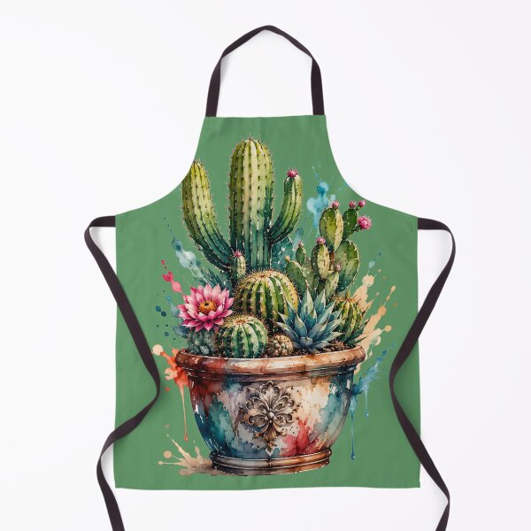 Item preview, Colorful cactus plant in watercolor designed and sold by Rose Design & Photos.