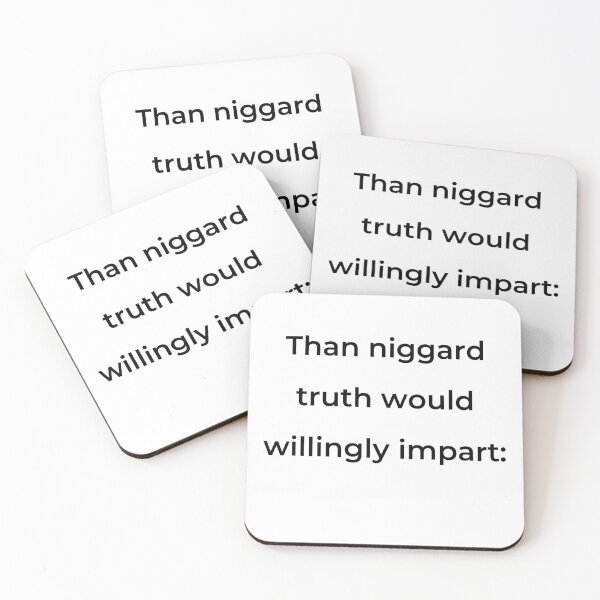 Item preview, “Than niggard truth would willingly impart:” - print black designed and sold by ariksworld.