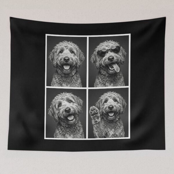 Item preview, Funny Labradoodle Selfie Photo Photobooth Dog Lover designed and sold by dian-rody-crest.