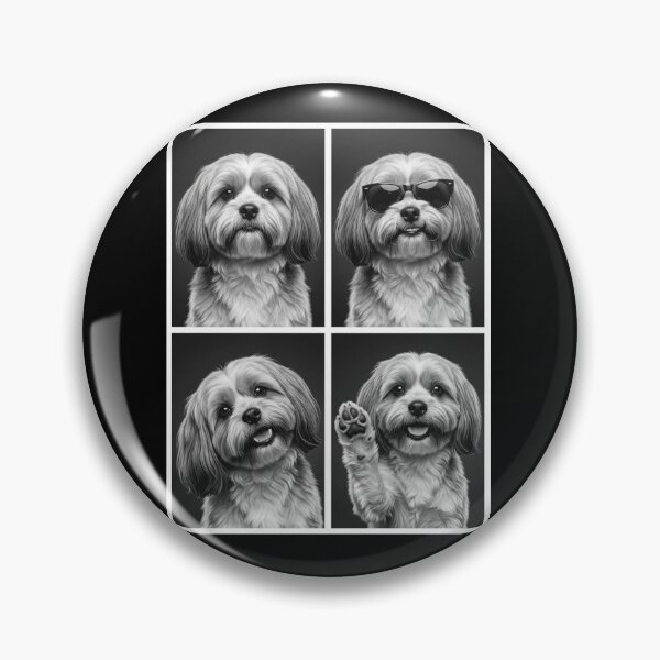 Item preview, Funny Lhasa Apso Selfie Photo Photobooth Dog Lover designed and sold by dian-rody-crest.