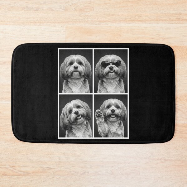 Item preview, Funny Lhasa Apso Selfie Photo Photobooth Dog Lover designed and sold by dian-rody-crest.