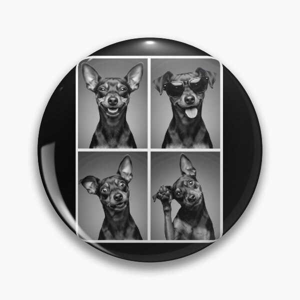 Item preview, Funny Miniature Pinscher Selfie Photo Photobooth Dog Lover designed and sold by dian-rody-crest.