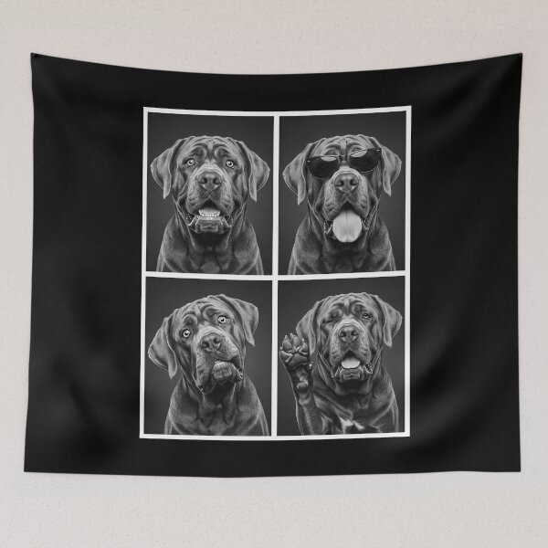 Item preview, Funny Neapolitan Mastiff Selfie Photo Photobooth Dog Lover designed and sold by dian-rody-crest.