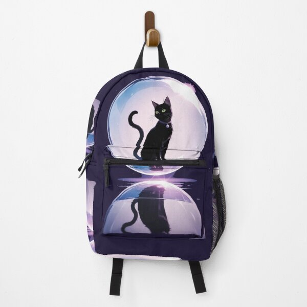 Item preview, Black Cat in Glass Orb | Cosmic Celestial Aesthetic designed and sold by BLUESKY11a.